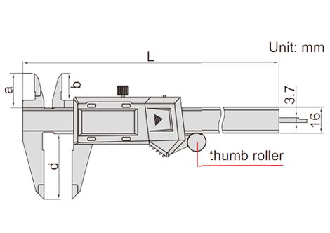 Digital Vernier Caliper (IP54 , Waterproof) - 1104