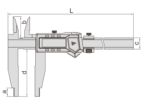 Digital Vernier Caliper (Long Range With Upper Jaw) - 1136