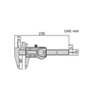 Digital Caliper (Plastic) - 1139