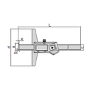 Digital Double Hook Depth Gauge - 1144