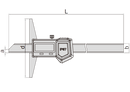 Digital Depth Gauge (IP67 , Waterproof)  - 1149