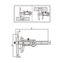 Digital Offset Caliper - 1186