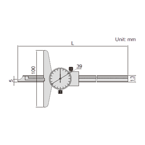 Dial depth gauge - 1340