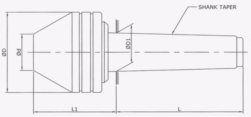 Pipe Center MT-4 : Blunt  60° Angle Revolving Cone (For Conventional Slow Speed Non CNC Application)
