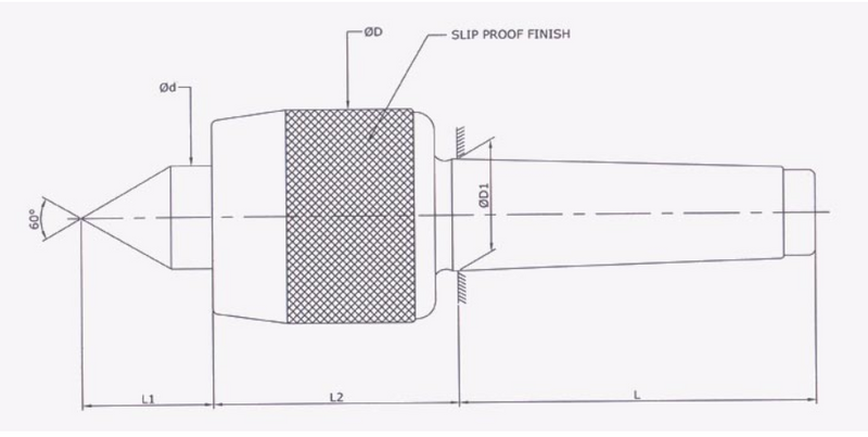 Revolving Center : Standard (Lathe)