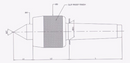 Revolving Center : Standard (Lathe , Carbide Tipped Point)
