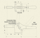 Hold Down Toggle Clamp - Horizontal Handle - Long Type : HDTC