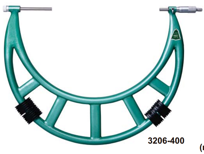 Outside Micrometer With Interchangeable Anvils (Long Range) - 3206