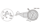 Internal Dial Caliper Gauge - 2222