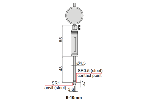 Bore Gauge For Small Holes  - 2852
