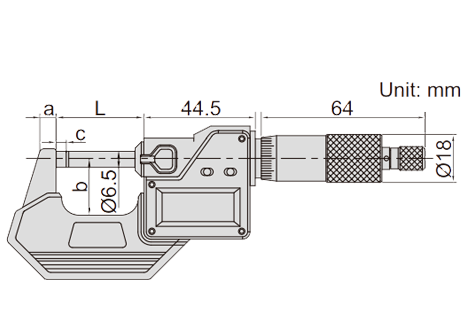 Digital Outside Micrometer (IP65 , Waterproof) -  3108