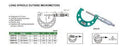 Long Spindle Outside Micrometers - 3209