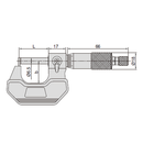 Cylindrical Anvil Tube Micrometers - 3261
