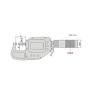 High precision digital micrometer / snap gauge - 3350