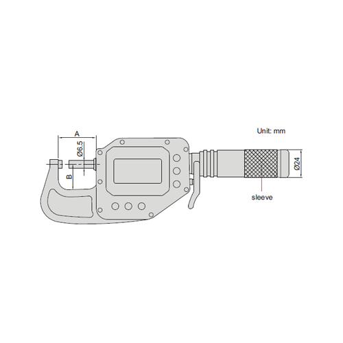 High precision digital micrometer / snap gauge - 3350