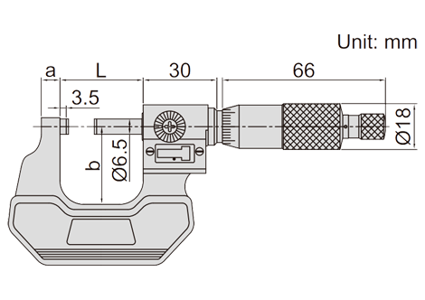 Outside Micrometer (With Counter) - 3400