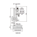 Dial Indicator Stand - 6226