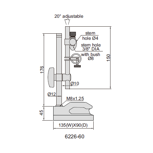 Dial Indicator Stand - 6226