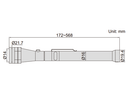 Telescoping Magnetic Pick-up and Led Flashlight - 7163