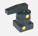 HSF Series RIGHT : Low Oil Pressure, Hydraulic , Flange Version Swing Clamp - Double Acting, 20-70 kg/cm2 Inlet Oil Pressure