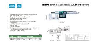 Digital Interchangeable Anvil Micrometers - 3562
