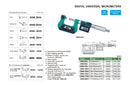Digital Universal Micrometers - 3580
