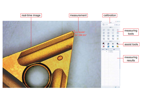 Digital Measuring Microscope   (With Display) -   ISM-DL301