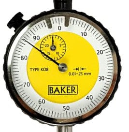 Baker Dial Indicator 0.01-25MM : K08