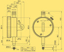 Baker Dial Indicator 0.01-0.8MM : KZ