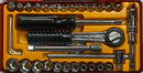 Dayton 34 Pcs Socket Wrench Set (Sq. Drive 1/4")