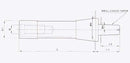 Drill Chuck Arbour (In R8 Taper)