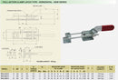 Pull Action Clamp Latch Type - Horizontal : PAC-416-H-S.S.