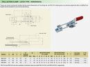 Pull Action Clamp - Latch Type - Horizontal : PAC-6-H