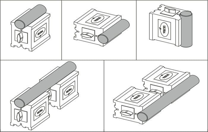 Series UL-320 , Hardened magnetic "V" Blocks Hard