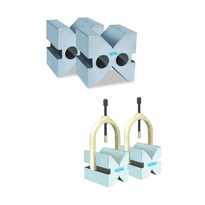 Series UL-105 , Hardened & Ground "V" Block  With Clamp