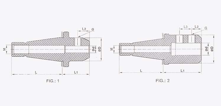 Side Lock Holder (Weldon Type In ISO Taper)