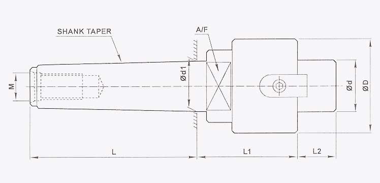 Stub Mill Arbour (In Morse Taper)